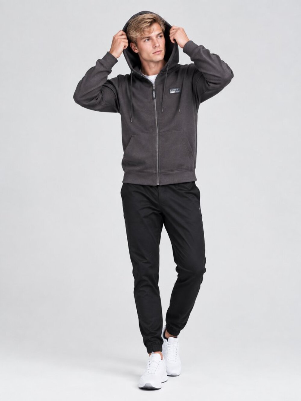 NWT Endeavor Athletic Men The Dynamic Warmup Hoodie Dark Oak Cooling Performance